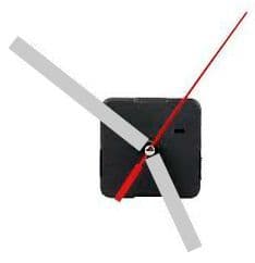 Quartz Clock Movement - Short Shaft 4mm - with a Set of White Hands