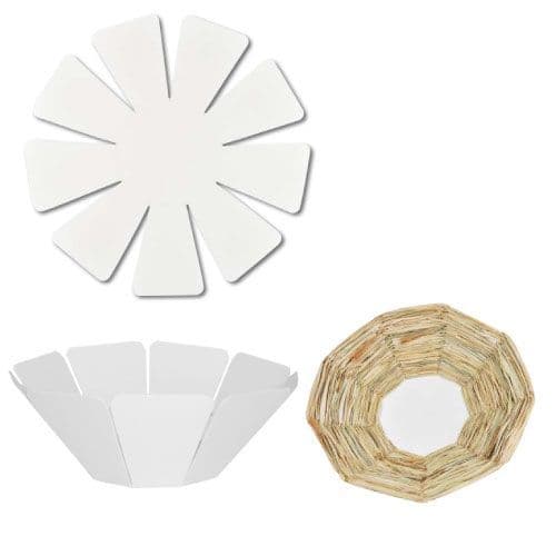 Raffia Basket Making Template 230mm