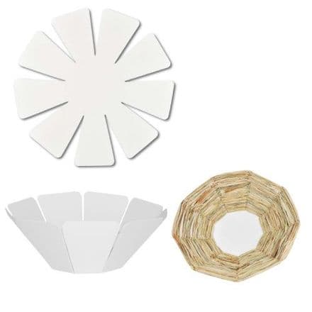 Raffia Basket Making Template 230mm