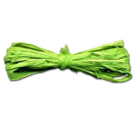 Raffia Yarn Material 40g Lime