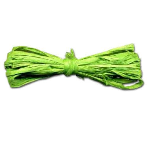 Raffia Yarn Material 40g Lime