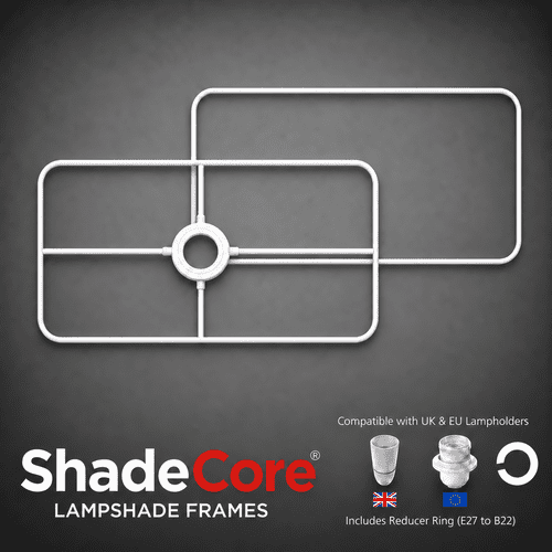Rounded Rectangle Lampshade Frame Sets