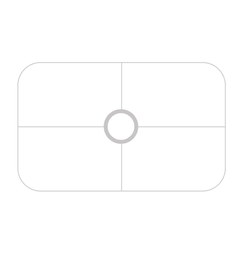 Rounded Rectangle Lampshade Frame Sets