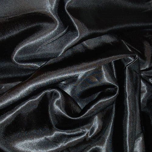 Santiago Satin - Black - 150cm
