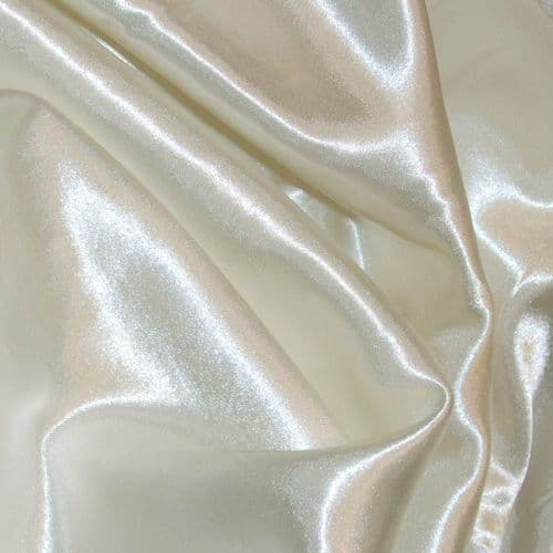 Santiago Satin - Cream - 150cm