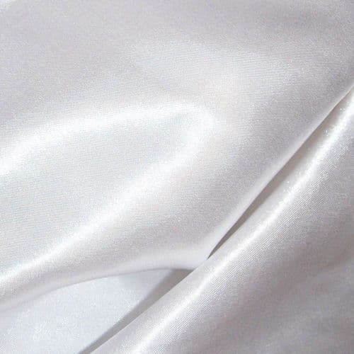 Santiago Satin - White - 150cm