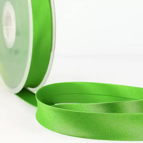 Satin Bias Binding Trim - 25m x 20mm - Anise Green
