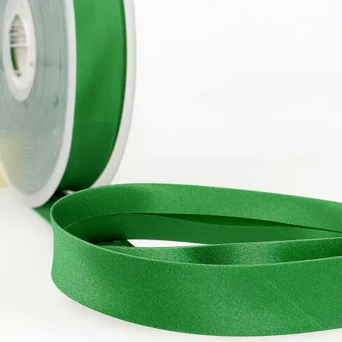 Satin Bias Binding Trim - 25m x 20mm - Emerald Green ID: S201D000\007