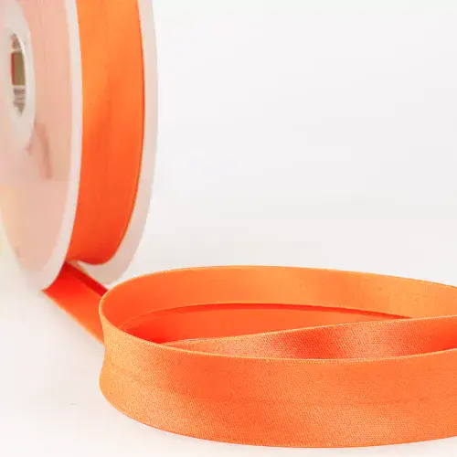 Satin Bias Binding Trim - 25m x 20mm - Orange