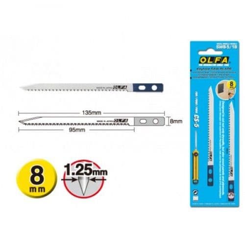 Saw Blade 8mm (for CS-5 Dual Action Key Hole Saw/Cutter) Olfa SWB-5/1B      OLF/SWB51B