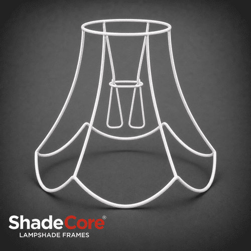 Scallop Lampshade Frames