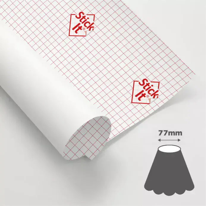 Scalloped Edge Lampshade Panel 7.7cm Candle Clip