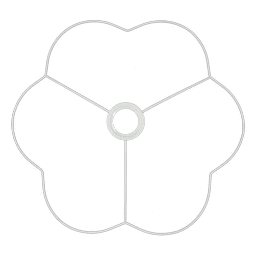 Scalloped Lampshade Ring Sets