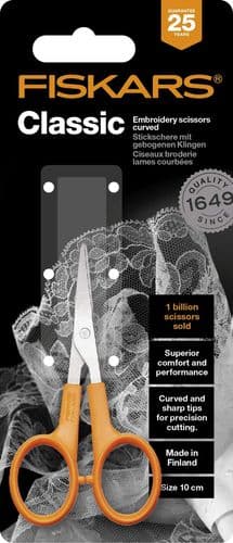 Scissors: Embroidery: Curved: 10cm/4in