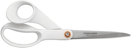 Scissors: General Purpose: Functional Form: White: 21cm/8.25in