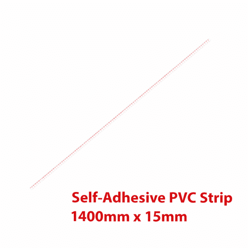 Self Adhesive PVC (Rolled Edge) Strip 1400mm x 15mm