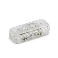 Single Pole In-Line Switch With Earth Terminal - Transparent