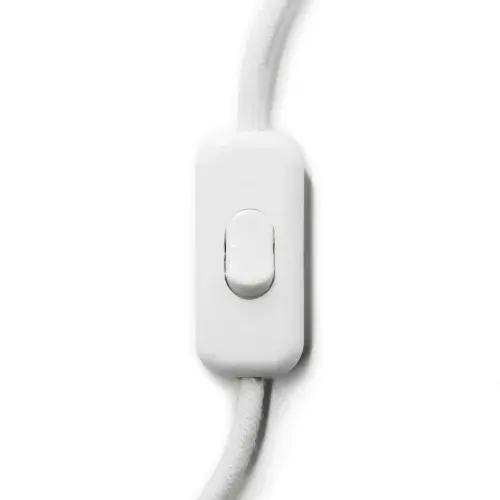 Single Pole In-Line Switch With Earth Terminal - White ID: INTRFBB-CT