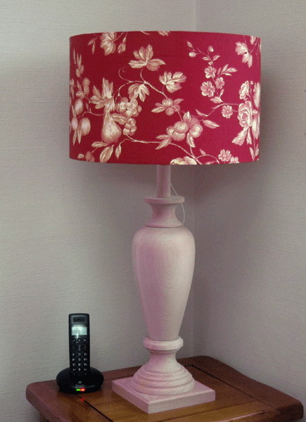 Sloan Roman Urn Table Lamp - Mango Wood - 570mm High
