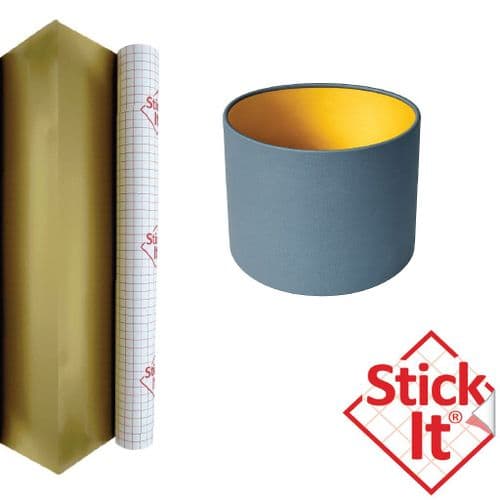 Spanish Satin Metallic Self-Adhesive Lampshade Materials