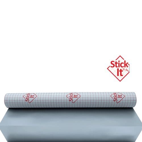 Spanish Silver - Satin Metallic Self-Adhesive Lampshade Material 122cm - Stick-It ®