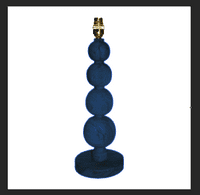 Stacked Sphere Table Lamp - Mango Wood - 430mm