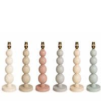 Stacked Sphere Table Lamp - Mango Wood - 430mm