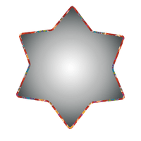 Star Lampshade Diffusers - Translucent polypropylene