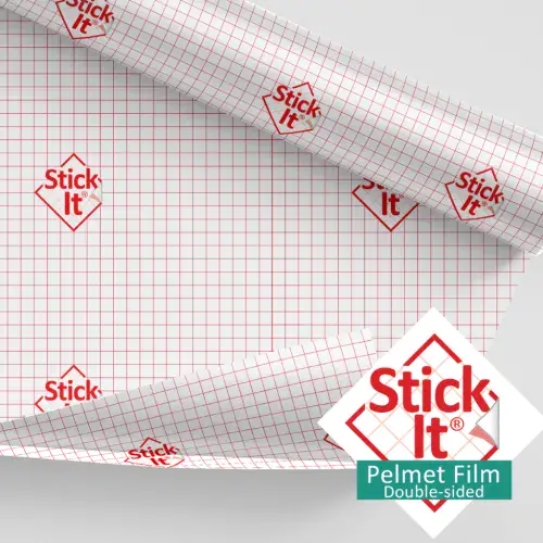 Stick-It Double Sided Self-Adhesive Pelmet Film 146cm
