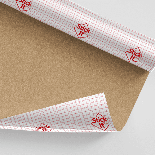 Stick-It ® Gold 150cm Self-Adhesive Lampshade Material