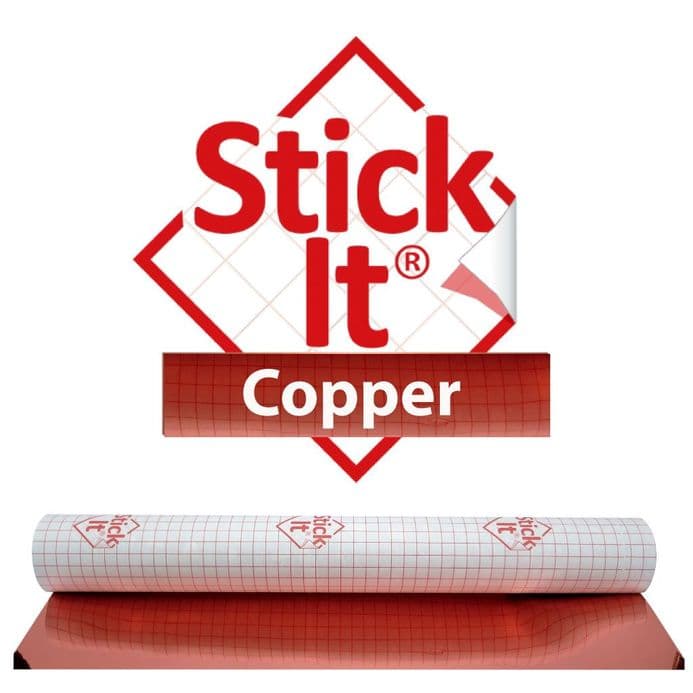 Stick-It ® Mirror Copper with Protective film lampshade making materials