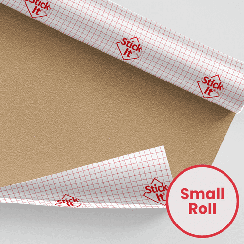Stick-It ® Small Roll - Self-Adhesive Lampshade Vinyl Metallic Embossed - Gold -1460mm x 500mm