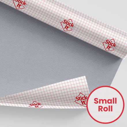 Stick-It ® Small Roll - Self-Adhesive Lampshade Vinyl Metallic Embossed - Silver -1460mm x 500mm