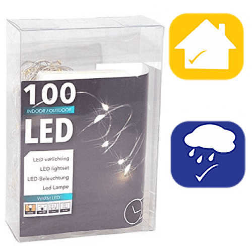 String Chain Fairy Bendable Lights for Outdoor Garden Use