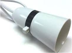 Switched Lamp Holder with 2mtrs of Cable (use with plug)