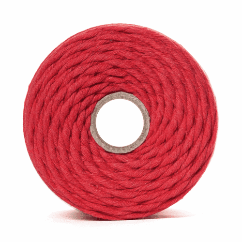 Trimits Macramé Cord 87m x 4mm 0.5kg - Red