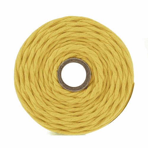 Trimits Macramé Cord 87m x 4mm 0.5kg - Yellow