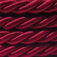 Twisted XL Electrical Cable - Shiny Dark Bordeaux 16mm