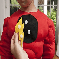 Velcro Hook & Loop Ovals: Stick-on for Fabric: 8 sets x 24mm: Black