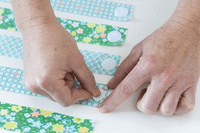 Velcro Hook & Loop Tape: Stick-On for Fabric: 60cm x 19mm: Black