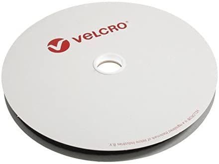 Velcro LOOP ONLY Tape: Sew-In: : 25m x 20mm: Black ID: 2V10L20\BLK