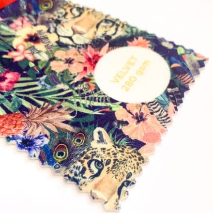 Velvet 144cm - Linear Meter- Custom Printed Fabric