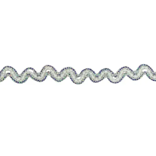 Wavy Beaded Trim Lilac 12mm x 10mtrs