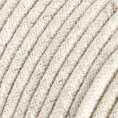 White Melange Linen 3-Core Textile Cable