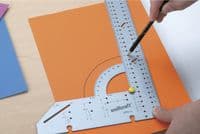 WOLFCRAFT Universal Angle 200mm x 300mm & Plastic Stop