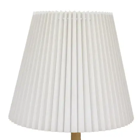 Accordion pleated lampshade
