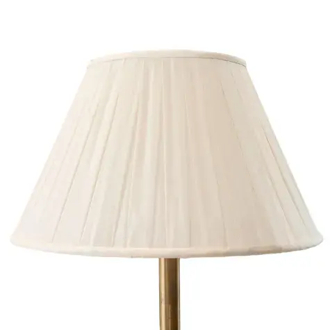 box pleat lampshade