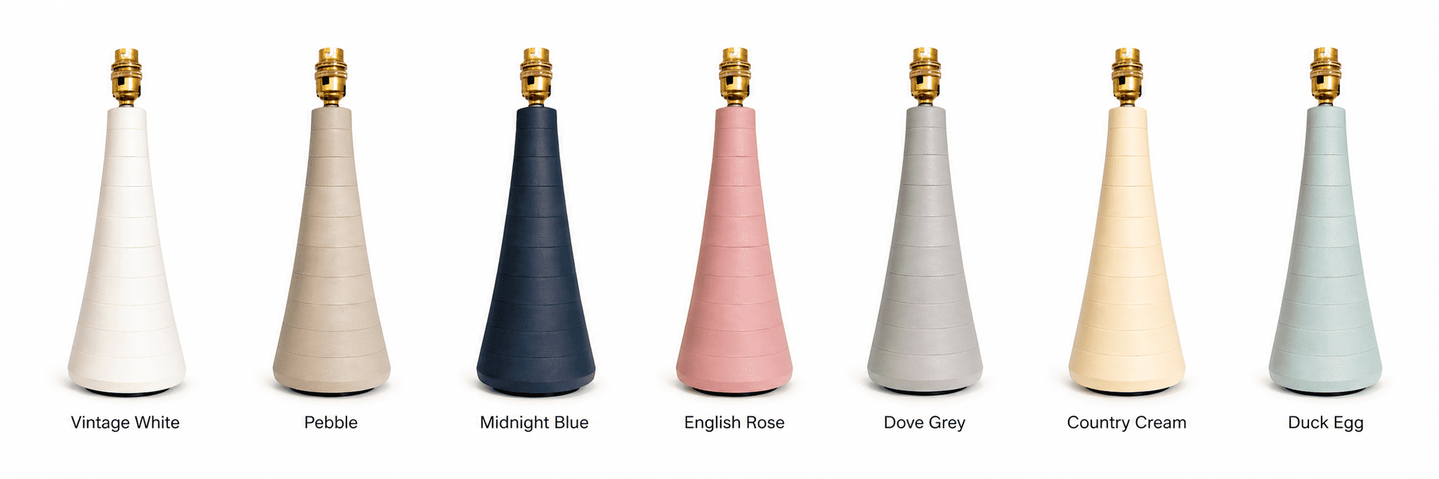Lamp base painted in Ronseal furniture paint colours