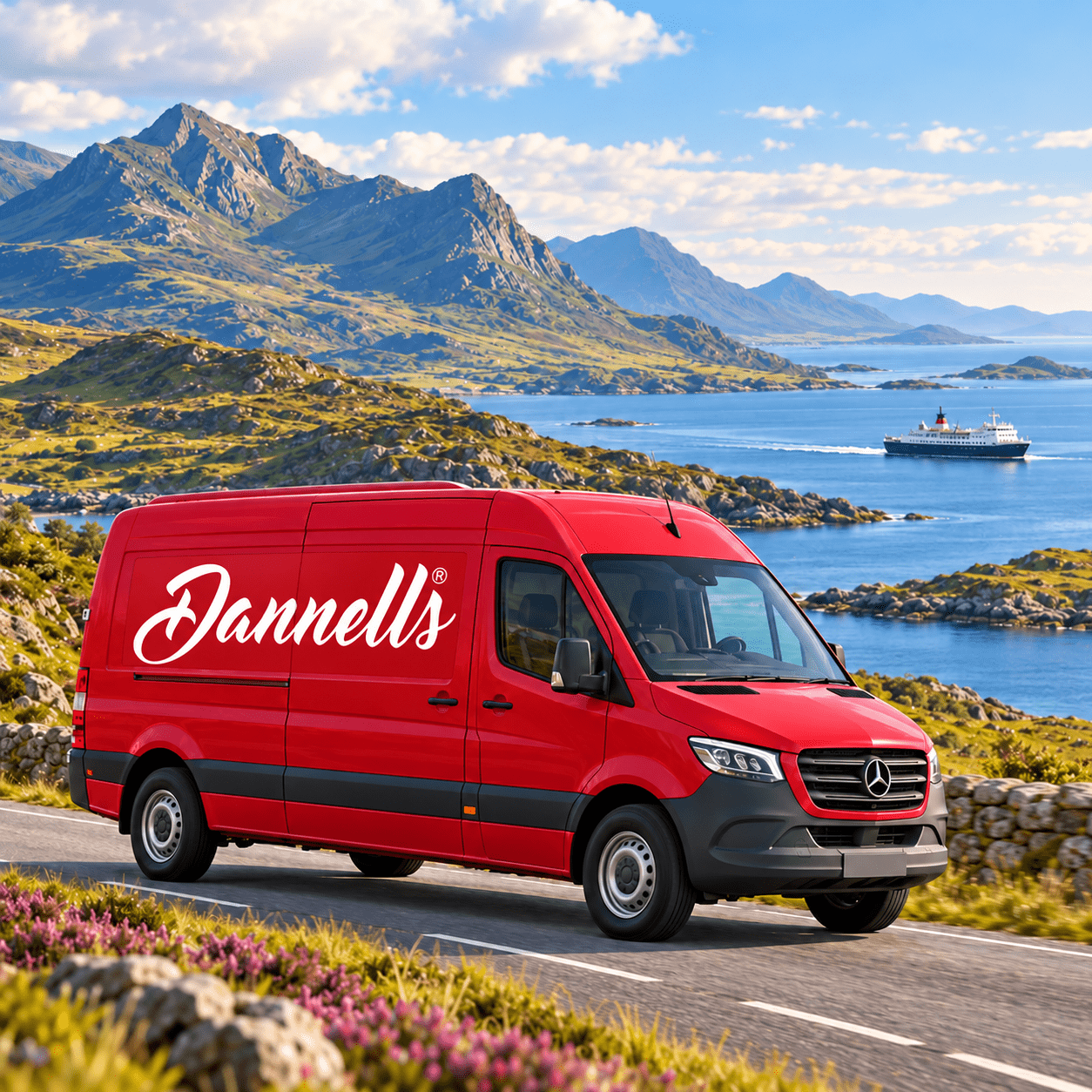 delivery to islands using dannells delivery service
