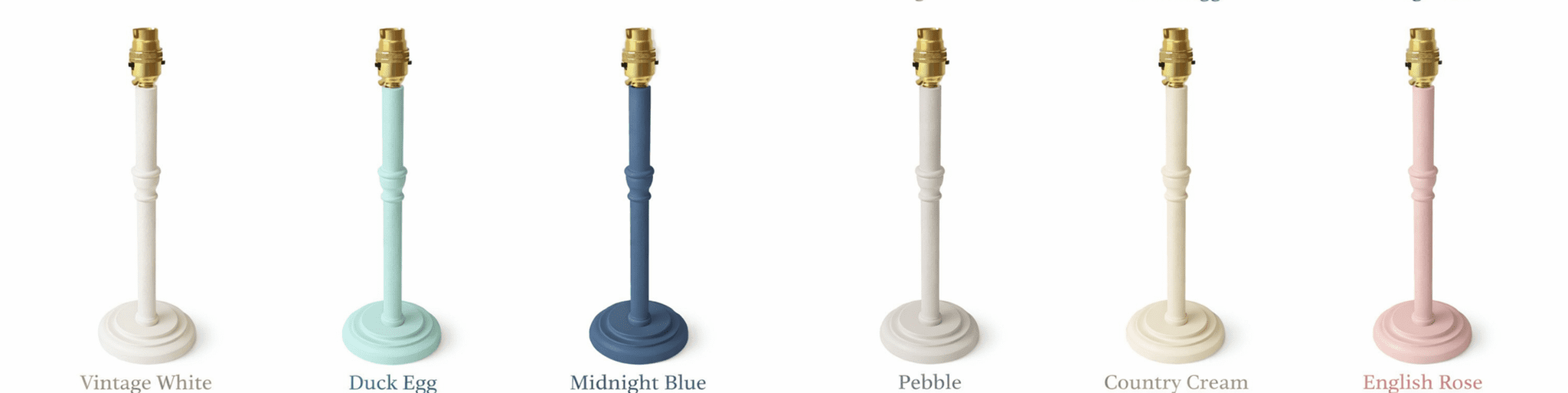 Lamp base painted in Ronseal furniture paint colours